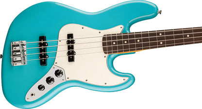 NEW! 2024 Fender  Player II Jazz Bass - Rosewood Fingerboard - Aquatone Blue - Authorized Dealer - G03915 - In-Stock!