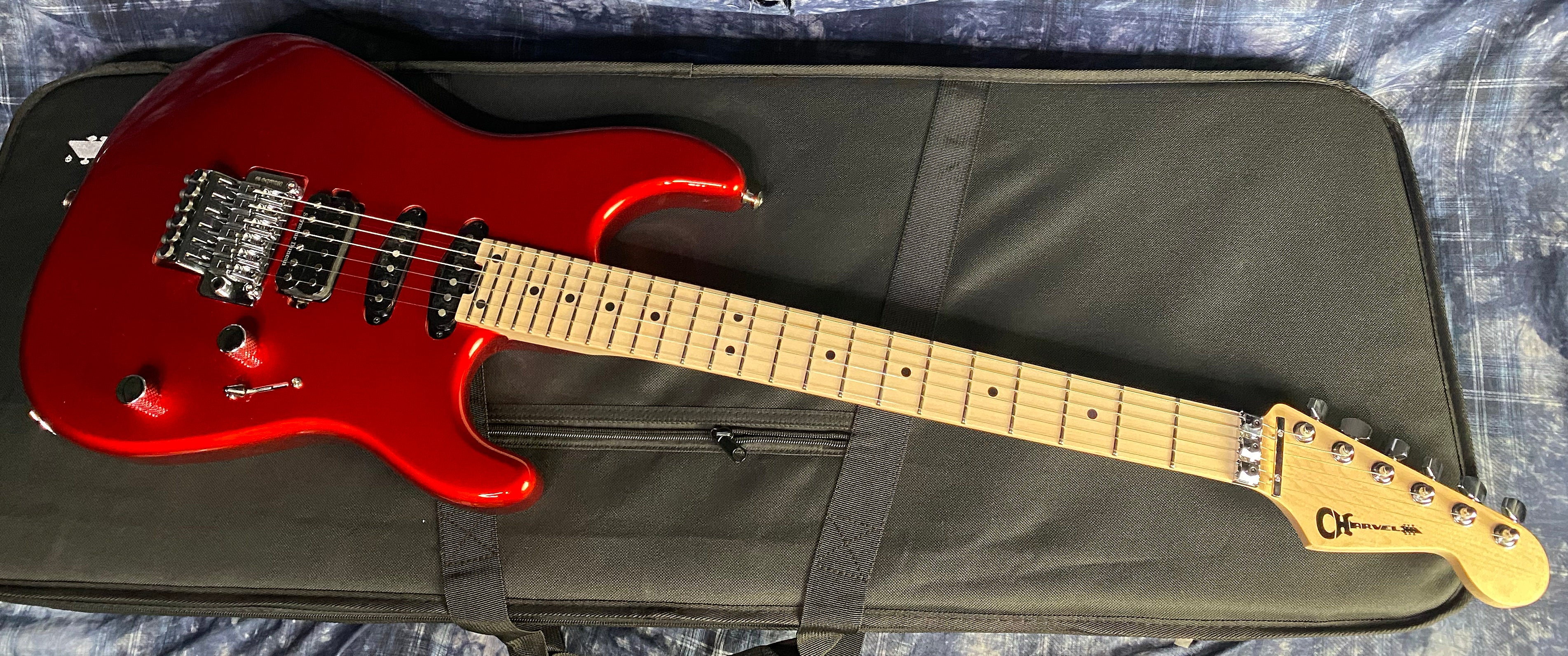 NEW ! 2024 Charvel MJ San Dimas Style 1 HSS FR M Metallic Red - Made In Japan! - Authorized Dealer - In-Stock! G03034 7.8lbs