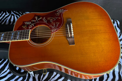 NEW! 2024 Gibson Acoustic 1960 Hummingbird Murphy Lab Light Aged Acoustic Guitar - Cherry Sunburst - Only 4.2 lbs - Authorized Dealer - In-Stock! G02641 - Hard to Find!