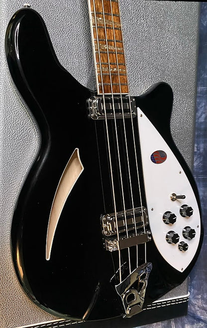 NEW ! 2024 Rickenbacker 4005V Jet Glo JG Jetglo Semi-Hollow Body Bass - Authorized Dealer - In-Stock! 9.1 lbs - G03972