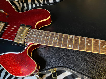 NEW! 2024 Gibson Custom Shop 1961 ES-335 Reissue - Red Sparkle VOS Finish - Custom Order Made 2 Measure - Limited Edition! - Authorized Dealer - 8lbs - In-Stock G02409