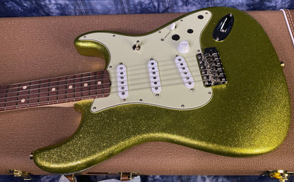 NEW ! 2024 Fender Custom Shop Dick Dale Stratocaster - NOS - Chartreuse Sparkle - 7.7 lbs Authorized Dealer! SAVE BIG! - G03056