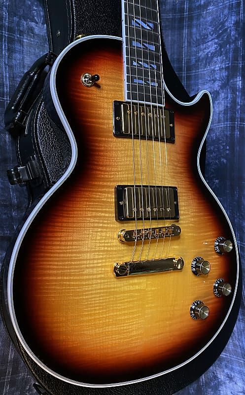 BRAND NEW ! 2024 Gibson Les Paul Supreme - Beautiful Fine Flame Top! Fireburst - Authorized Dealer - Only 7.9 lbs - G03756