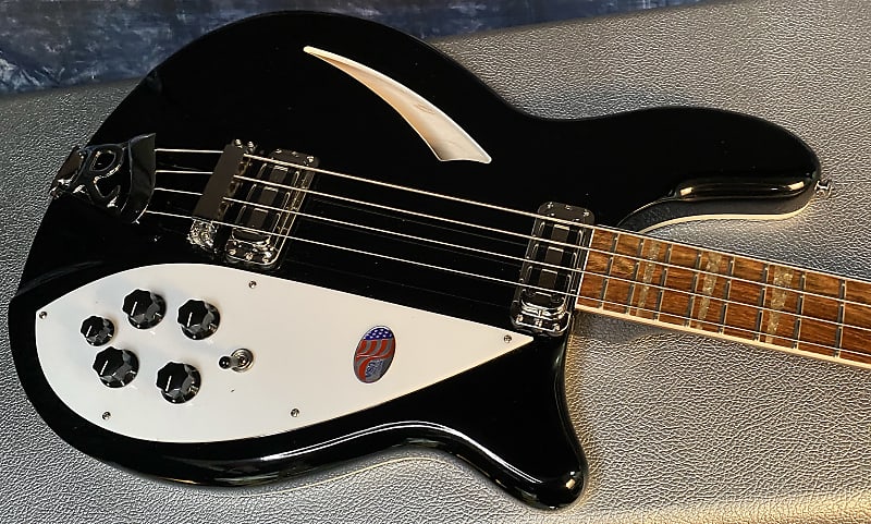 NEW ! 2024 Rickenbacker 4005V Jet Glo JG Jetglo Semi-Hollow Body Bass - Authorized Dealer - In-Stock! 9.1 lbs - G03972