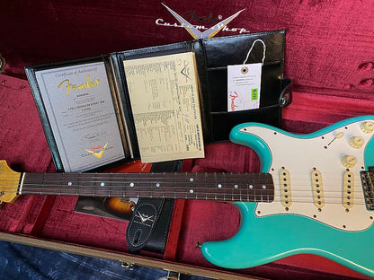 NEW! 2024 Fender Custom Shop S24 LTD L-Series ‘64 Stratocaster Journeyman - Aged Sea Foam Green - Authorized Dealer - 7.8lbs - G03921