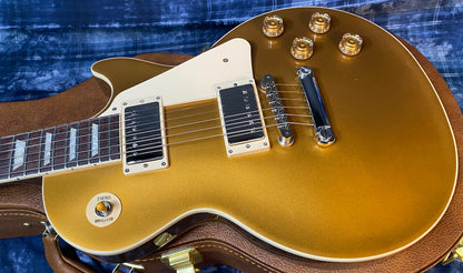 NEW ! 2024 Gibson Les Paul 50's Standard Bizarre Guitar 50th Anniversary Limited Edition All Gold Top, Back & Neck - Upgraded 57 Classic Pick-Ups - Speed Knobs - Titanium Saddles - Authorized Dealer - G03512 - Only 9.4 lbs!