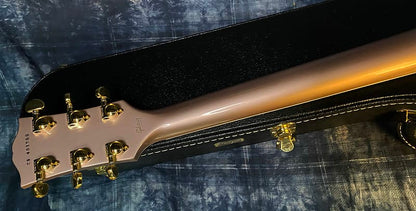 BRAND NEW! 2024 Gibson Dealer Select Custom Shop Les Paul Custom - Rose Gold Authorized Dealer - Only 9.4 lbs! - G03342