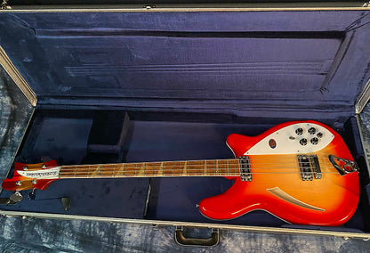 NEW ! 2024 Rickenbacker 4005V Fire Glo FG Fireglo Semi-Hollow Body Bass - Authorized Dealer - In-Stock! 9.1 lbs - G03897