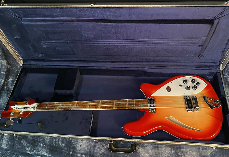 NEW ! 2024 Rickenbacker 4005V Fire Glo FG Fireglo Semi-Hollow Body Bass - Authorized Dealer - In-Stock! 9.1 lbs - G03897