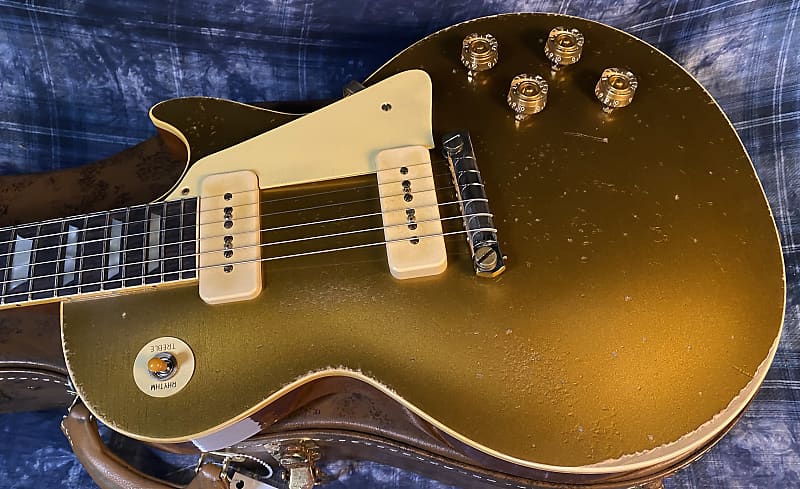 NEW! 2024 Gibson Custom Shop 1954 Les Paul Gold Top Reissue Heavy Aged Murphy Lab - Authorized Dealer - 9.1 lbs - G03718