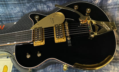 NEW! 2024 Gretsch G6134CS Penguin - Bigsby - Master Built - Gonzalo Madrigal - Gloss Black - Authorized Dealer! RARE! Weighs 8.6lbs - G03448