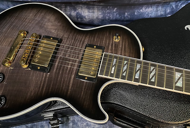 NEW ! 2024 Gibson Les Paul Supreme - Trans Ebony Burst - Authorized Dealer - Only 8.2 lbs - G03819