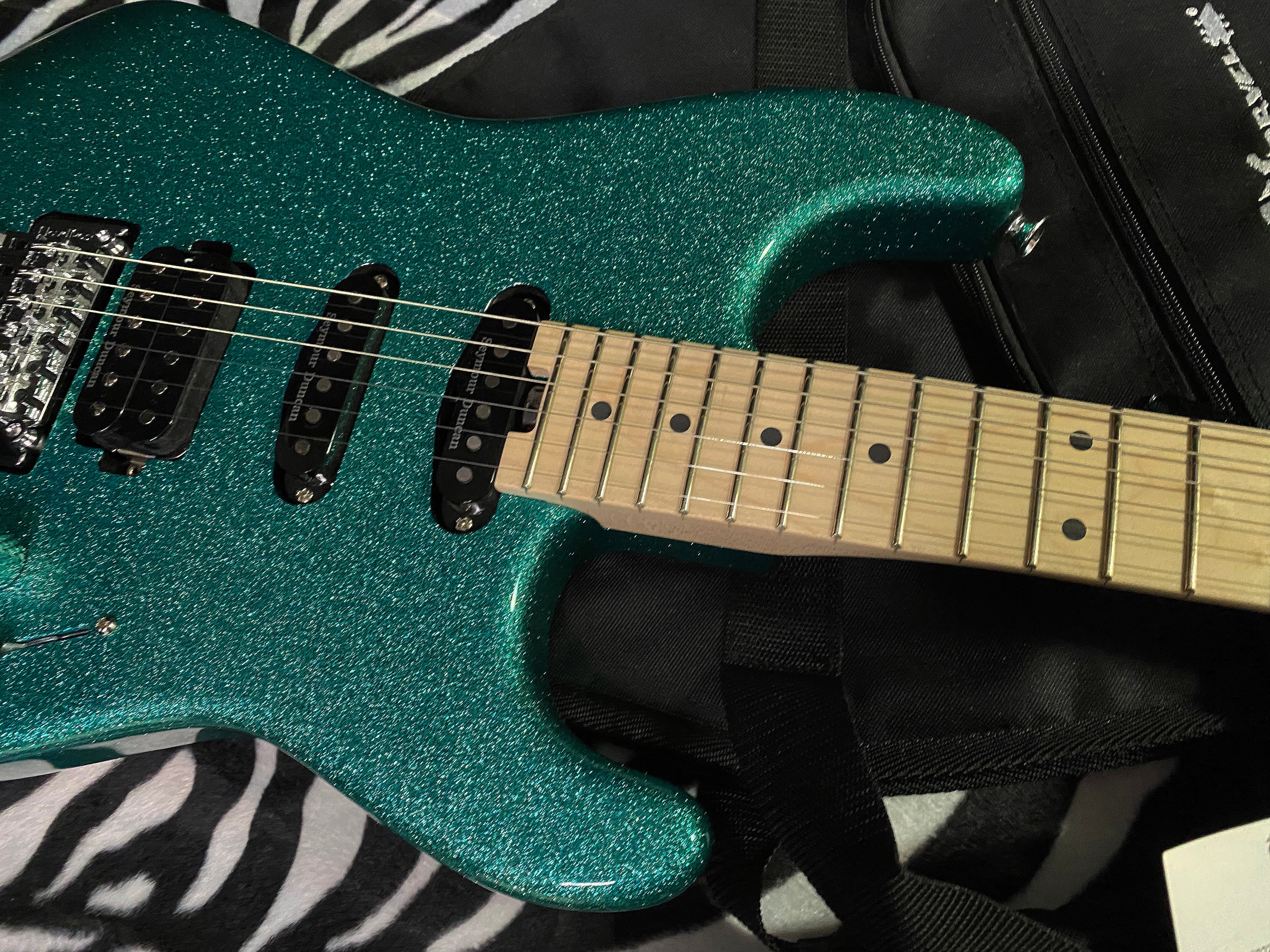 NEW! 2023 Pro-Mod San Dimas Style 1 HSS FR M Limited Edition - Aqua Flake - Authorized Dealer - In-Stock! G01192 - 8.5lbs