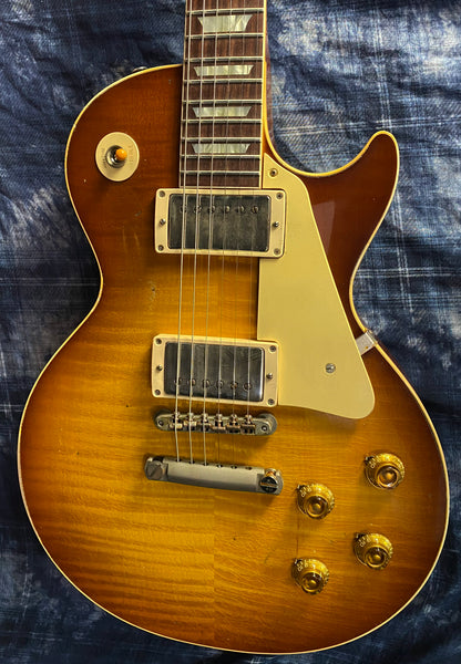 NEW ! 2024 Gibson Custom 1959 Les Paul Standard Reissue Electric Guitar - Murphy Lab Heavy Aged Slow Iced Tea Fade - Authorized Dealer - 8.75lbs - G02944