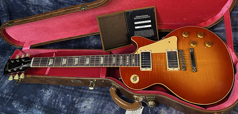 NEW! 2024 Gibson Custom Shop 1959 Les Paul Standard VOS - Sunrise Teaburst - Hand-Picked Top - Dealer Select - 9 lbs - Authorized Dealer - G03851