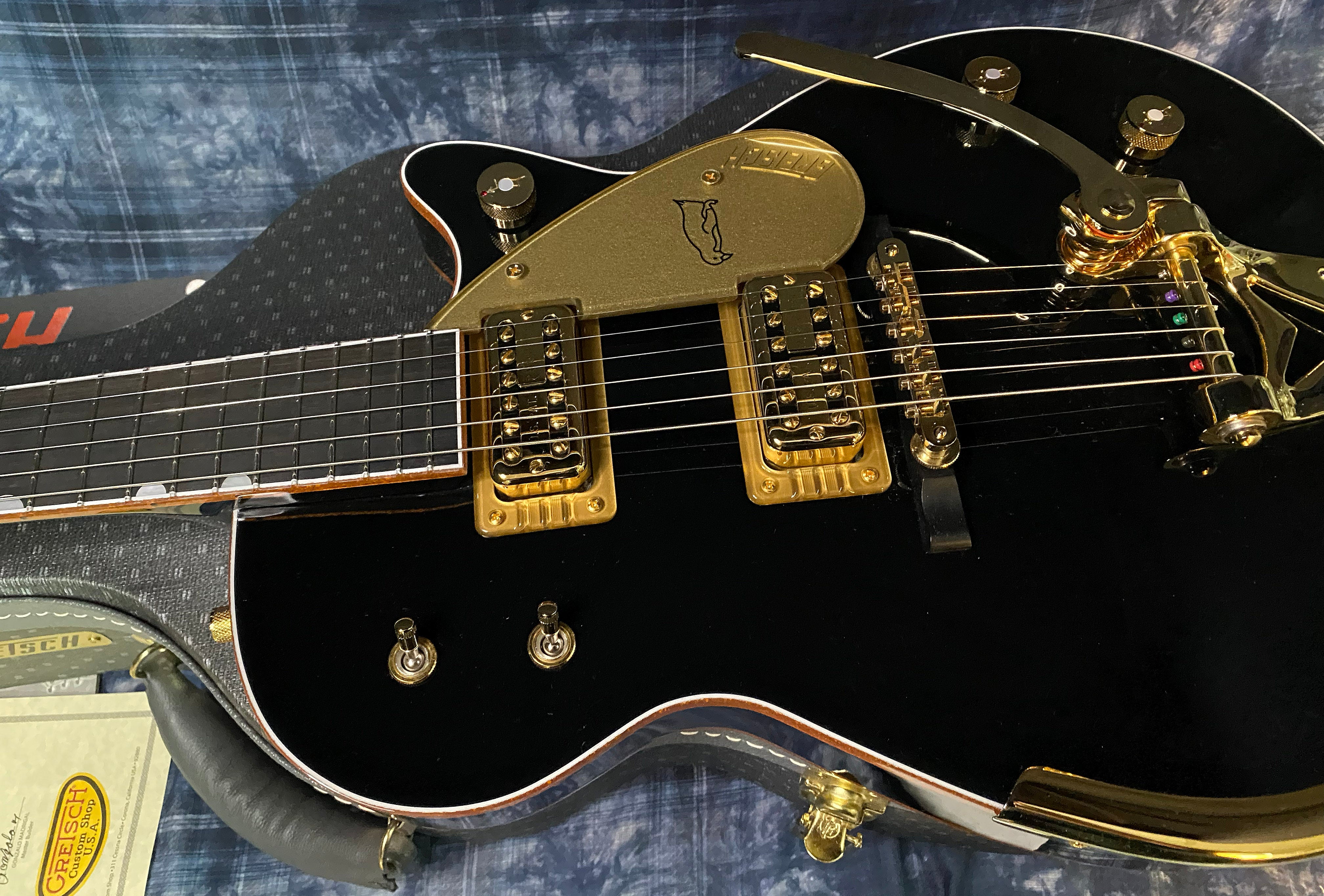 NEW! 2024 Gretsch G6134CS Penguin - Bigsby - Master Built - Gonzalo Madrigal - Gloss Black - Authorized Dealer! RARE! Weighs 8.6lbs - G03448