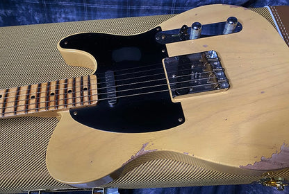 NEW! 2024 Fender Custom Shop '52 Telecaster Relic - Aged NoCaster Blonde - Authorized Dealer - 7.4 lbs - G03993