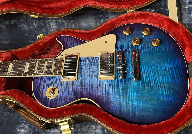 NEW! 2024 Gibson Les Paul Standard '50s Blueberry Burst - Only 8.75 lbs - Authorized Dealer - G04204