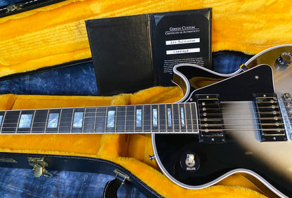 NEW! 2024 Gibson Custom Shop Les Paul Custom - Authorized Dealer - Silverburst - Super RARE! 11 lbs of LP Tone! - G03320