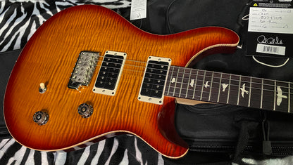 NEW ! 2023 Paul Reed Smith CE 24 - PRS - Dark Cherry Sunburst - Authorized Dealer - Gig Bag - Beautiful Curly Flame - G01911