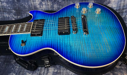 NEW ! 2024 Gibson Les Paul Modern Figured - Cobalt Burst - Beautiful Flame Top! Authorized Dealer - Only 8.25 lbs - G04121