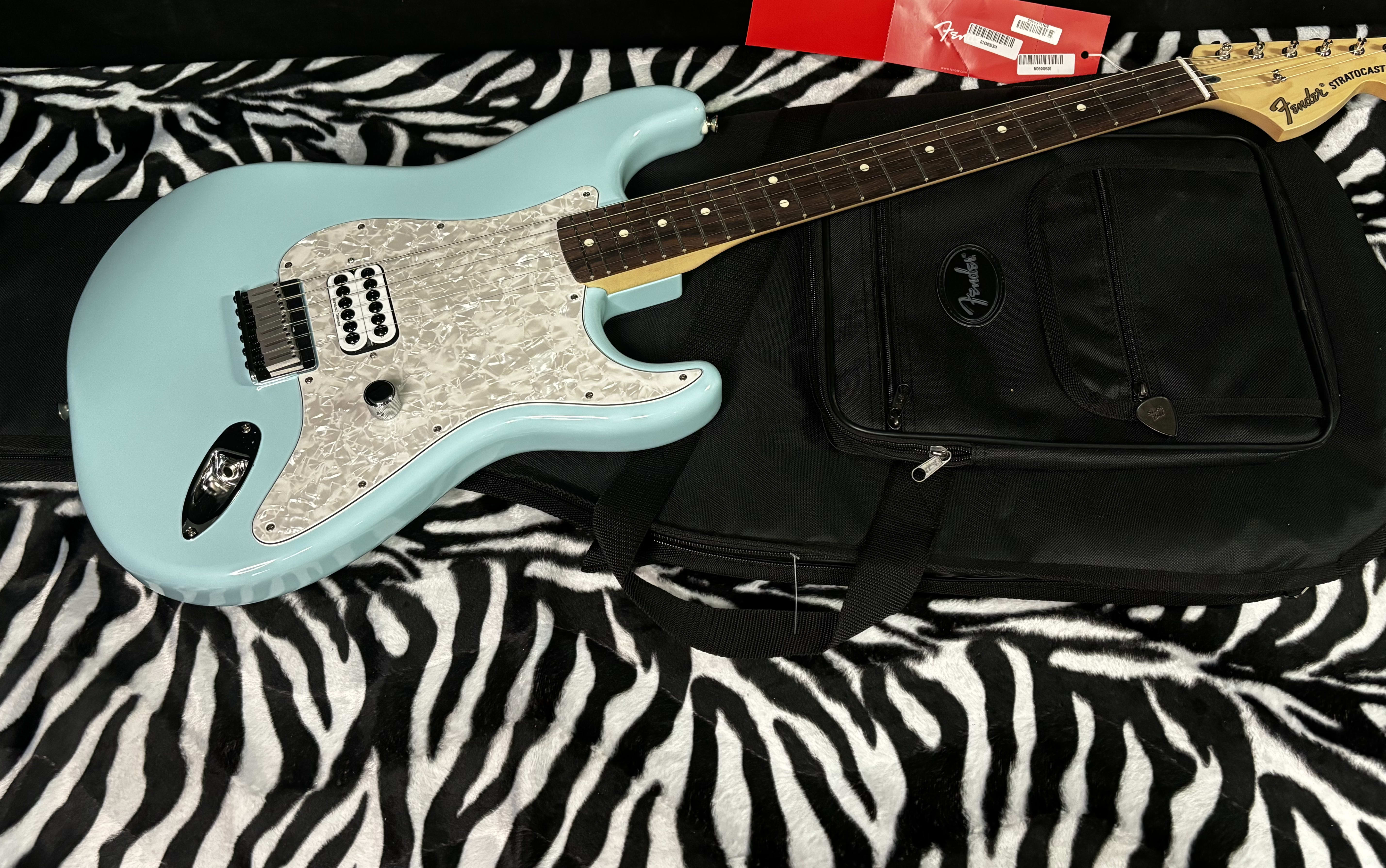 NEW 2023 Fender Limited Edition Tom DeLonge Signature Stratocaster Daphne Blue 8.05lbs- Authorized Dealer- In Stock! G01843