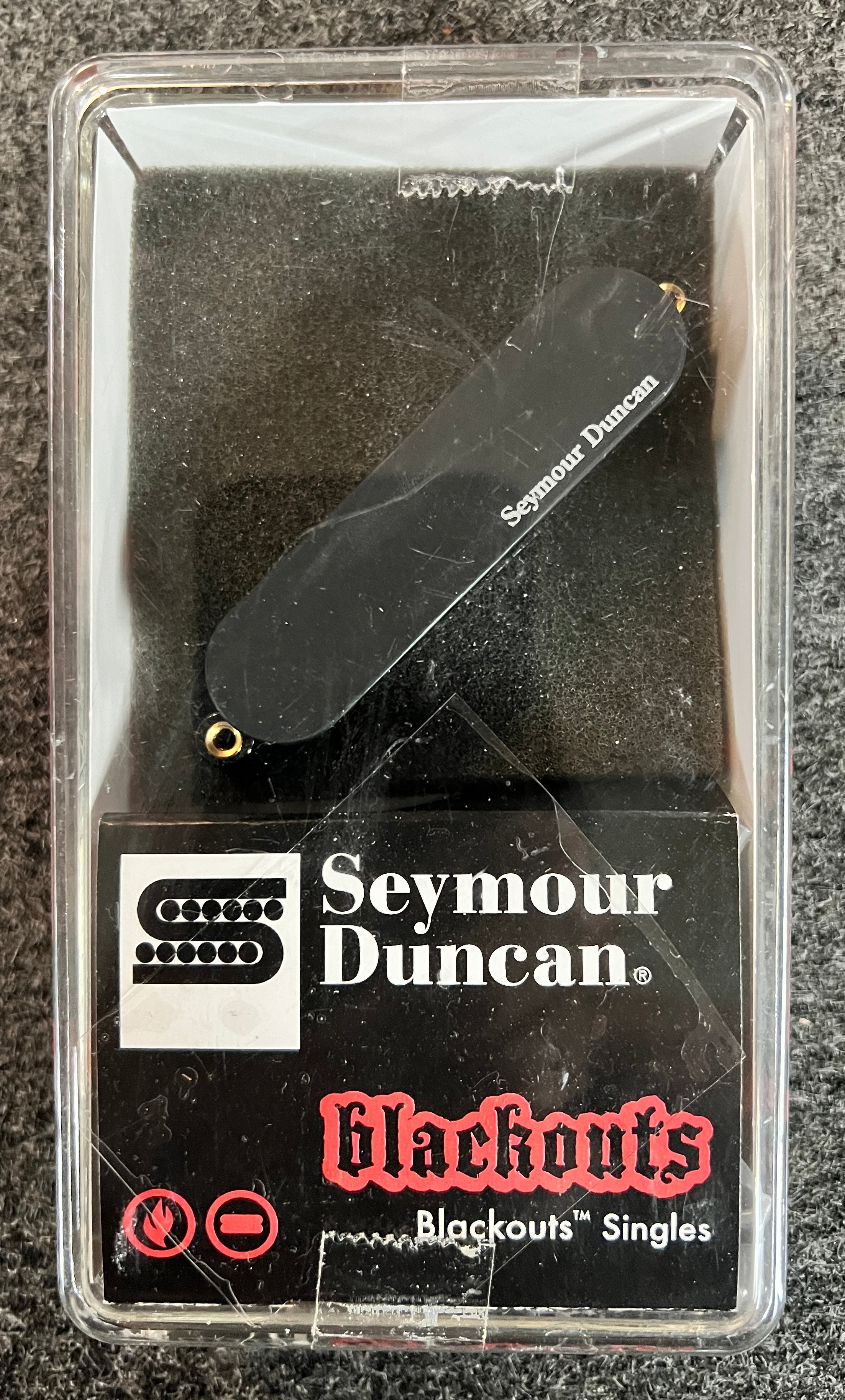 Seymour Duncan AS-1n Blackouts Strat Neck Pickup 2010s - Black