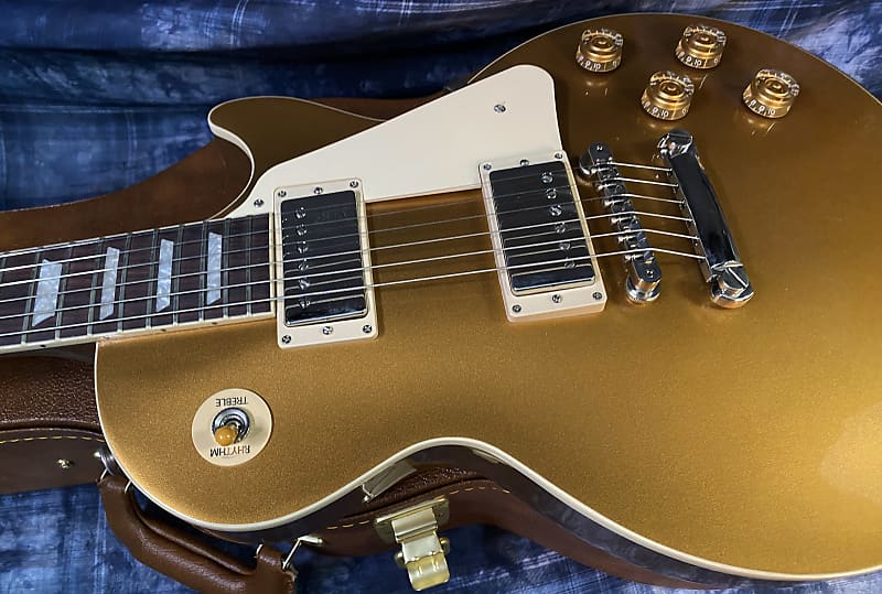 NEW ! 2024 Gibson Les Paul 50's Standard Bizarre Guitar 50th Anniversary Limited Edition All Gold Top, Back & Neck - Upgraded 57 Classic Pick-Ups - Speed Knobs - Titanium Saddles - Authorized Dealer - G03788 - 9.25 lbs