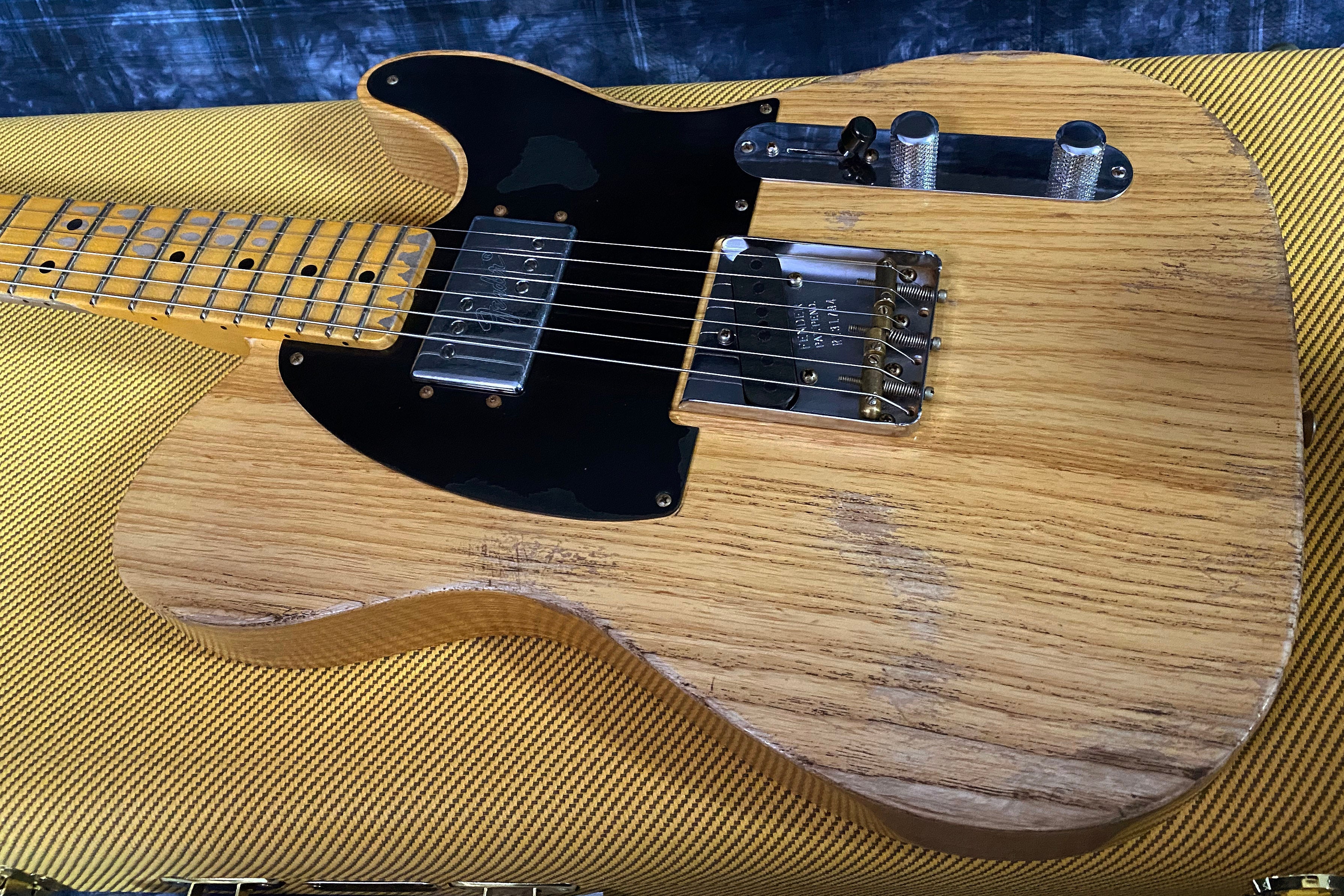 UNPLAYED ! 2024 Fender Custom Shop Master Built David Brown - Loaded CuNiFe Telecaster Custom Heavy Relic - Authorized Dealer - Only 6.85lbs - G02102 - SAVE!