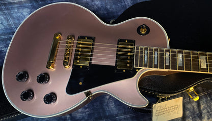 BRAND NEW! 2024 Gibson Dealer Select Custom Shop Les Paul Custom - Rose Gold Authorized Dealer - 10 lbs - G03323