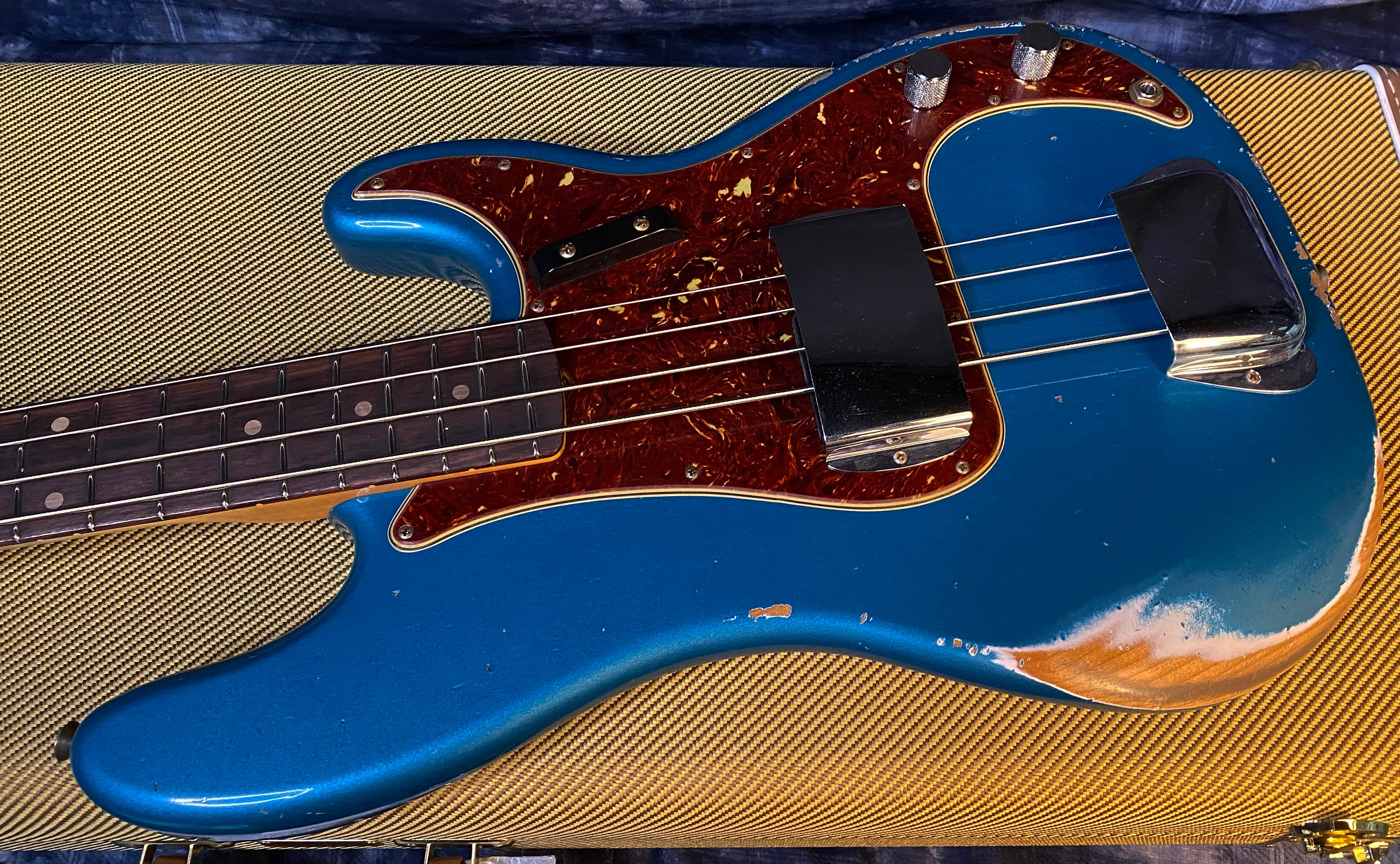 NEW ! 2024 Fender Custom Shop '63 Precision Bass Relic - Ocean Turquoise - 9.1 lbs - Authorized Dealer! In Stock! G03211