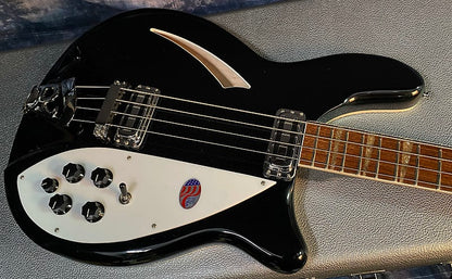 NEW ! 2024 Rickenbacker 4005V Jet Glo JG Jetglo Semi-Hollow Body Bass - Authorized Dealer - In-Stock! 9.45lbs - G03892