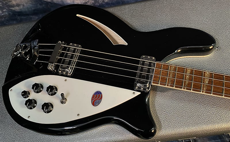 NEW ! 2024 Rickenbacker 4005V Jet Glo JG Jetglo Semi-Hollow Body Bass - Authorized Dealer - In-Stock! 9.45lbs - G03892