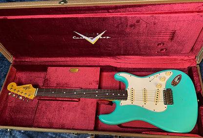 NEW! 2024 Fender Custom Shop S24 LTD L-Series ‘64 Stratocaster Journeyman - Aged Sea Foam Green - Authorized Dealer - 7.8lbs - G03921