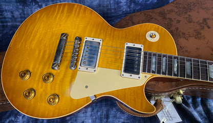 NEW! 2024 Gibson Custom 1959 Les Paul Standard Reissue Electric Guitar - Murphy Lab Light Aged Dirty Lemon - 8.45lbs - Authorized Dealer - G02765