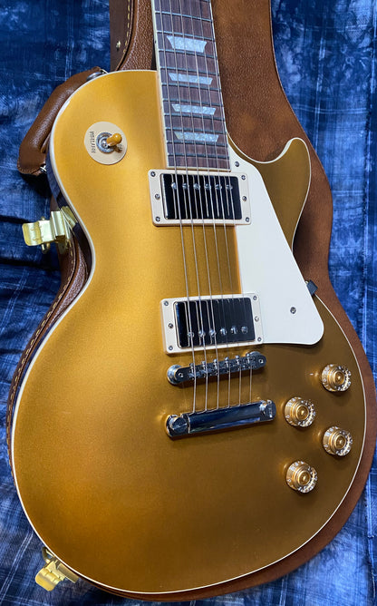 NEW ! 2024 Gibson Les Paul 50's Standard Bizarre Guitar 50th Anniversary Limited Edition All Gold Top, Back & Neck - Upgraded 57 Classic Pick-Ups - Speed Knobs - Titanium Saddles - Authorized Dealer - G03518 - 10.4lbs!