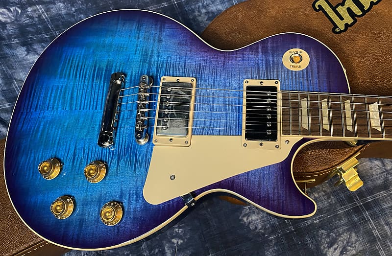 NEW! 2024 Gibson Les Paul Standard '50s Blueberry Burst - Only 8.75 lbs - Authorized Dealer - G04204