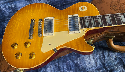 NEW! 2024 Gibson Custom 1959 Les Paul Standard Reissue Electric Guitar - Murphy Lab Light Aged Dirty Lemon - 8.45lbs - Authorized Dealer - G02765