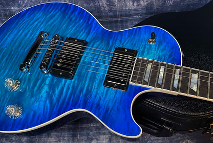 NEW ! 2024 Gibson Les Paul Modern Figured - Cobalt Burst - Beautiful Curly Flame Top! Authorized Dealer - Only 8.3 lbs - G03821