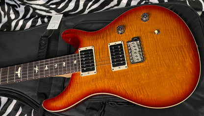 NEW ! 2023 Paul Reed Smith CE 24 - PRS - Dark Cherry Sunburst - Authorized Dealer - Gig Bag - Beautiful Curly Flame - G01911