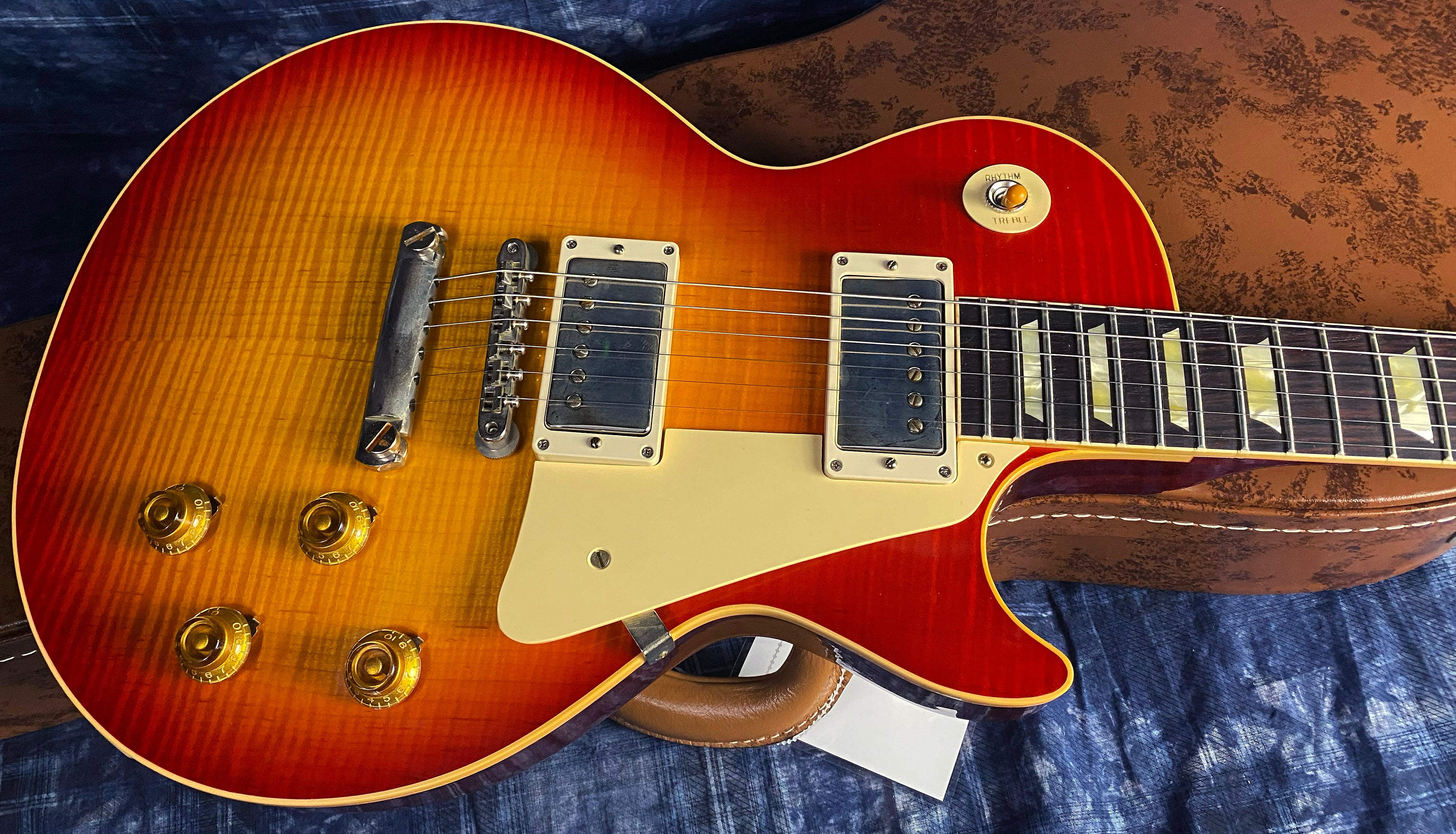 NEW! 2024 Gibson Custom Shop 1959 Les Paul - Washed Cherry Sunburst - Authorized Dealer - Hand Picked Top VOS - Only 8.65 lbs - G02958