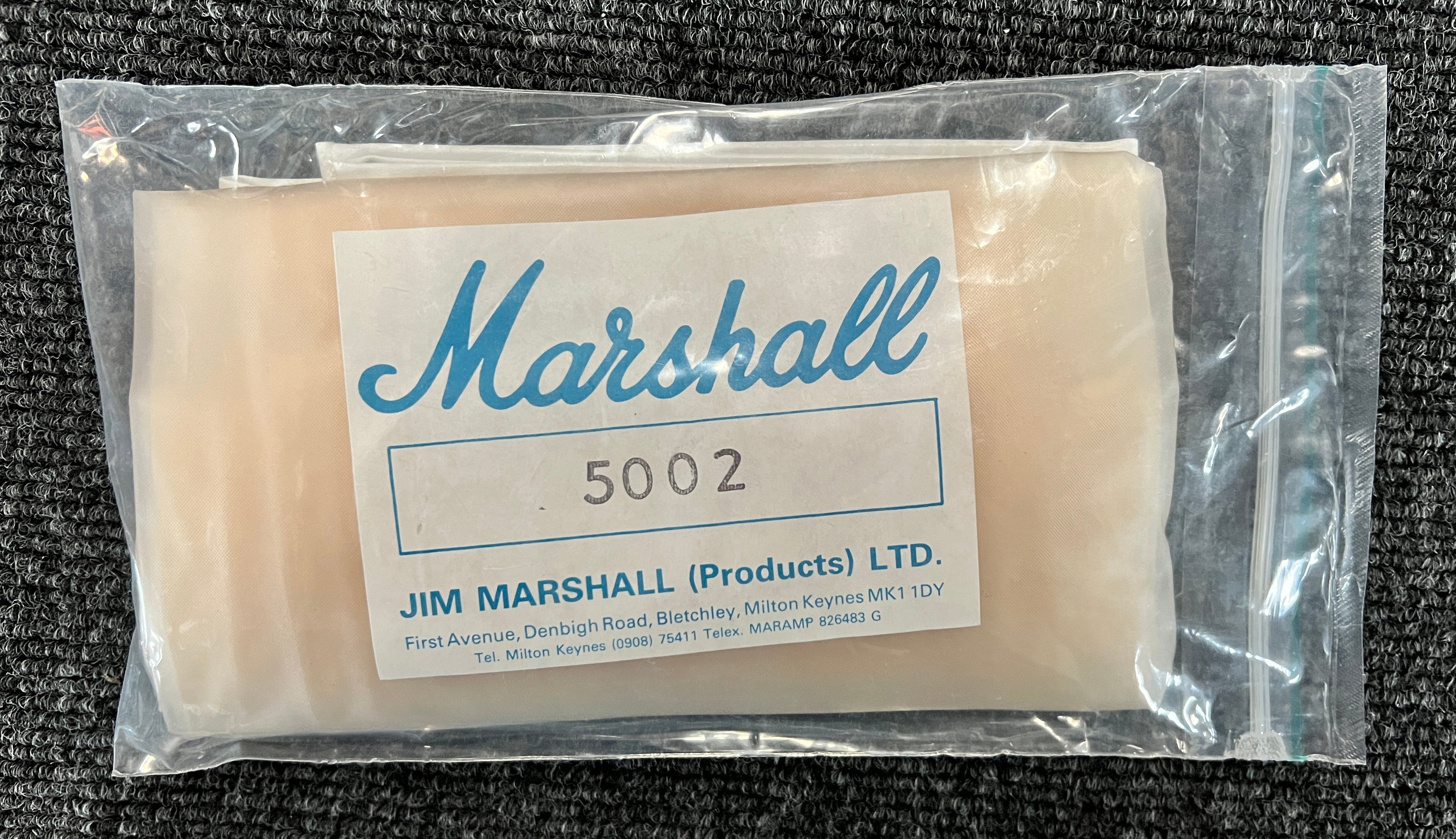 Marshall Lead 20 5002 Combo Amp Cover - Clear - 1980s