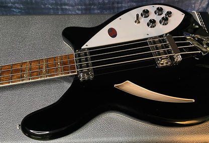 NEW ! 2024 Rickenbacker 4005V Jet Glo JG Jetglo Semi-Hollow Body Bass - Authorized Dealer - In-Stock! 9.1 lbs - G03972