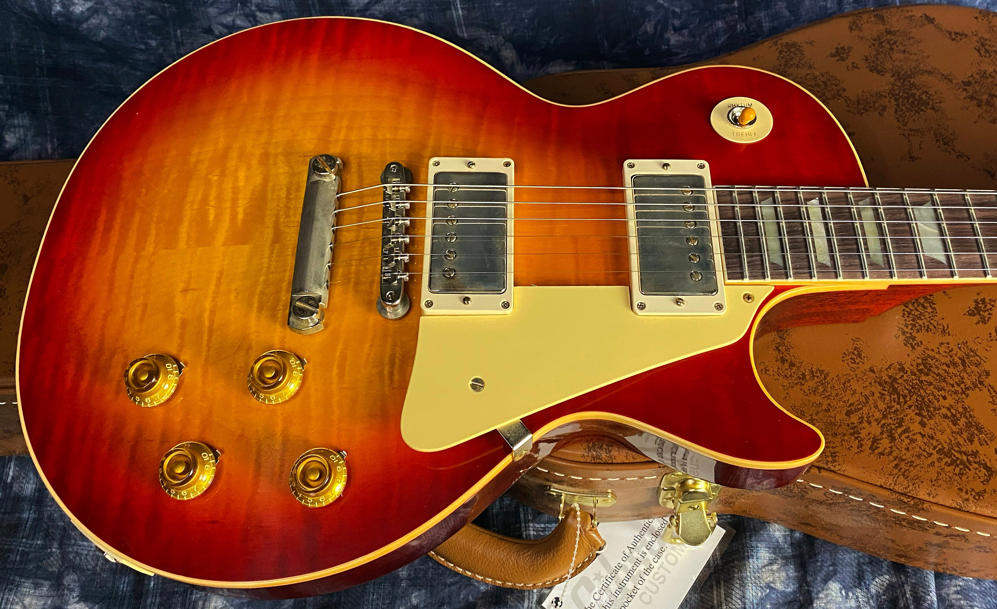 NEW ! 2024 Gibson Custom Shop 1959 Les Paul Factory Burst - Authorized Dealer - Hand Picked Top - VOS - 8.7lbs - G02985