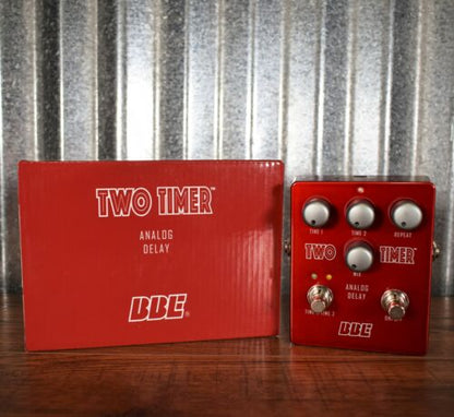 BBE Two Timer Analog Delay Guitar Effects Pedal / Authorized Dealer