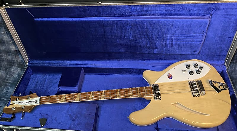 NEW ! 2024 Rickenbacker 4005V Maple Glo Mapleglo MG Semi-Hollow Body Bass - Authorized Dealer - In-Stock! 9.1 lbs G03975