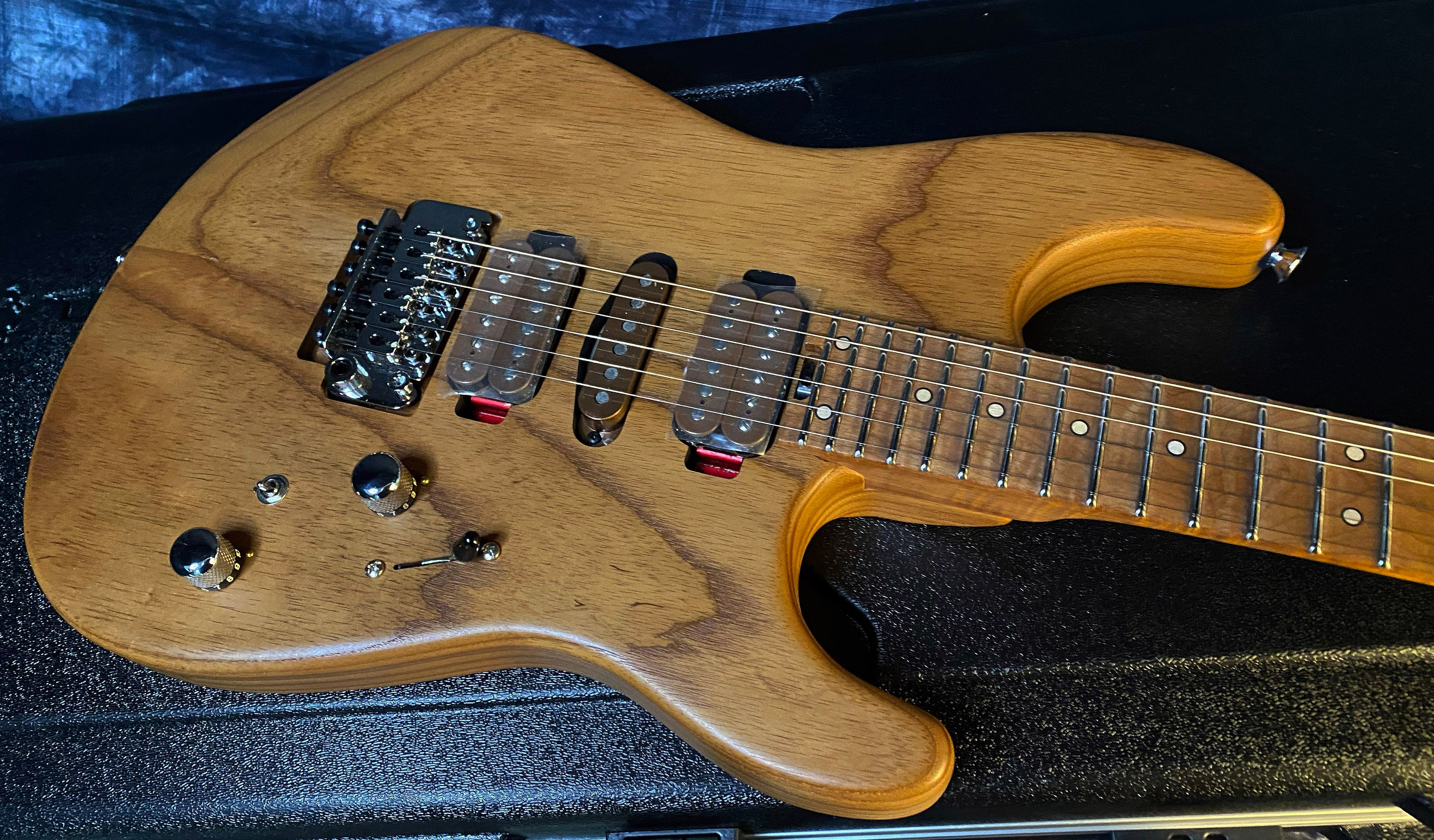 NEW ! 2024 Charvel Guthrie Govan Signature - HSH Ash - Authorized Dealer Caramelized Ash & Maple In-Stock & Ready to Ship! Only 6.8 lbs - G02096