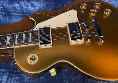 NEW ! 2024 Gibson Les Paul 50's Standard Bizarre Guitar 50th Anniversary Limited Edition All Gold Top, Back & Neck - Upgraded 57 Classic Pick-Ups - Speed Knobs - Titanium Saddles - Authorized Dealer - G03783 - 9.5 lbs!