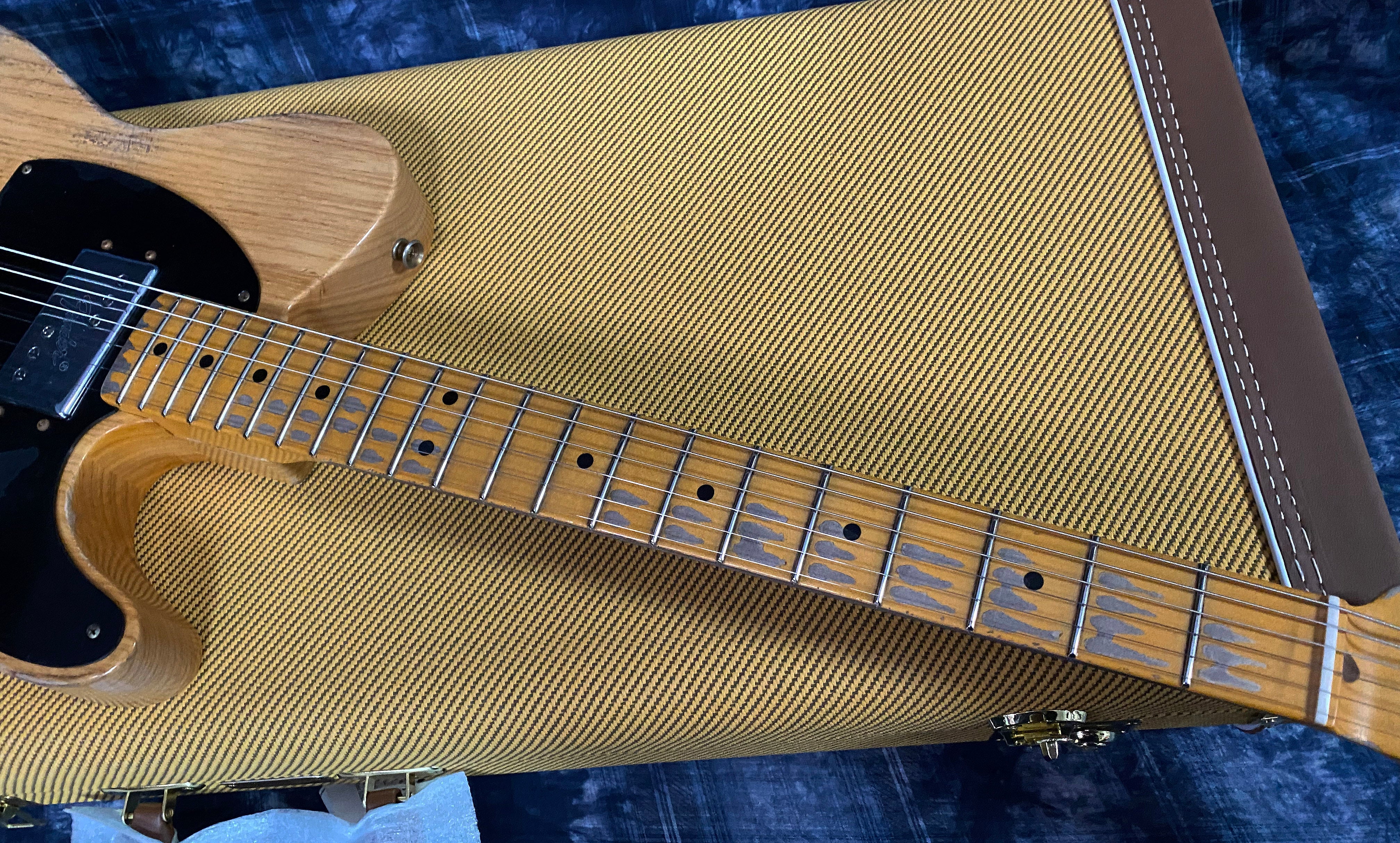 UNPLAYED ! 2024 Fender Custom Shop Master Built David Brown - Loaded CuNiFe Telecaster Custom Heavy Relic - Authorized Dealer - Only 6.85lbs - G02102 - SAVE!