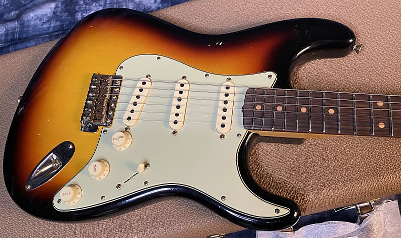 NEW ! 2024 Fender Custom Shop Limited Edition 1960 Stratocaster Journeyman Relic - Aged Olympic White AAA Rosewood Board - Authorized Dealer - 7.7lbs - G03934